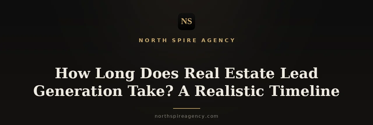 How Long Does Real Estate Lead Generation Take? A Realistic Timeline