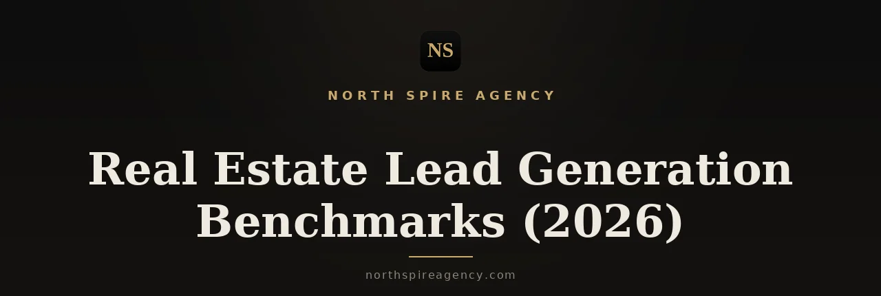Real estate lead generation benchmarks 2026 - Northspire Agency