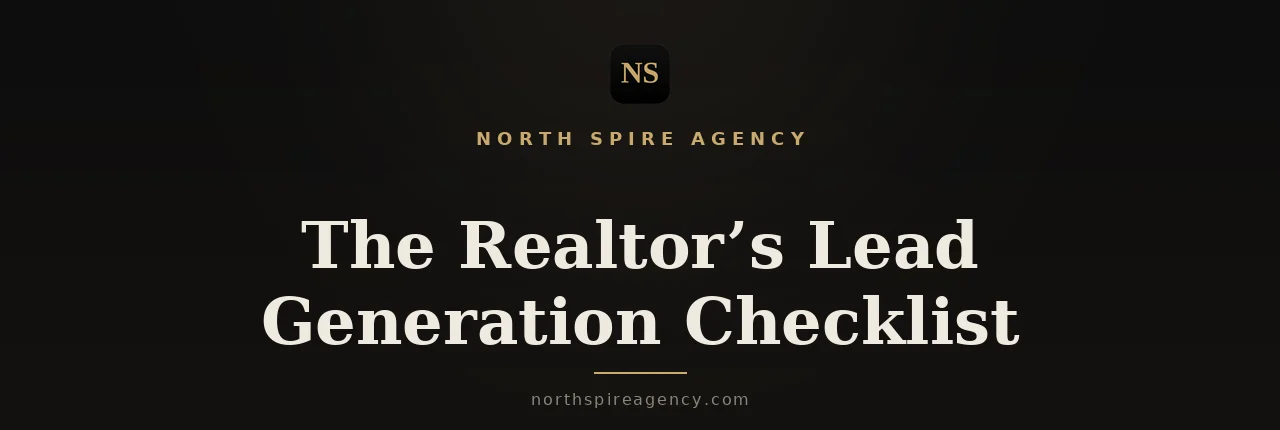 Realtor lead generation checklist - Northspire Agency