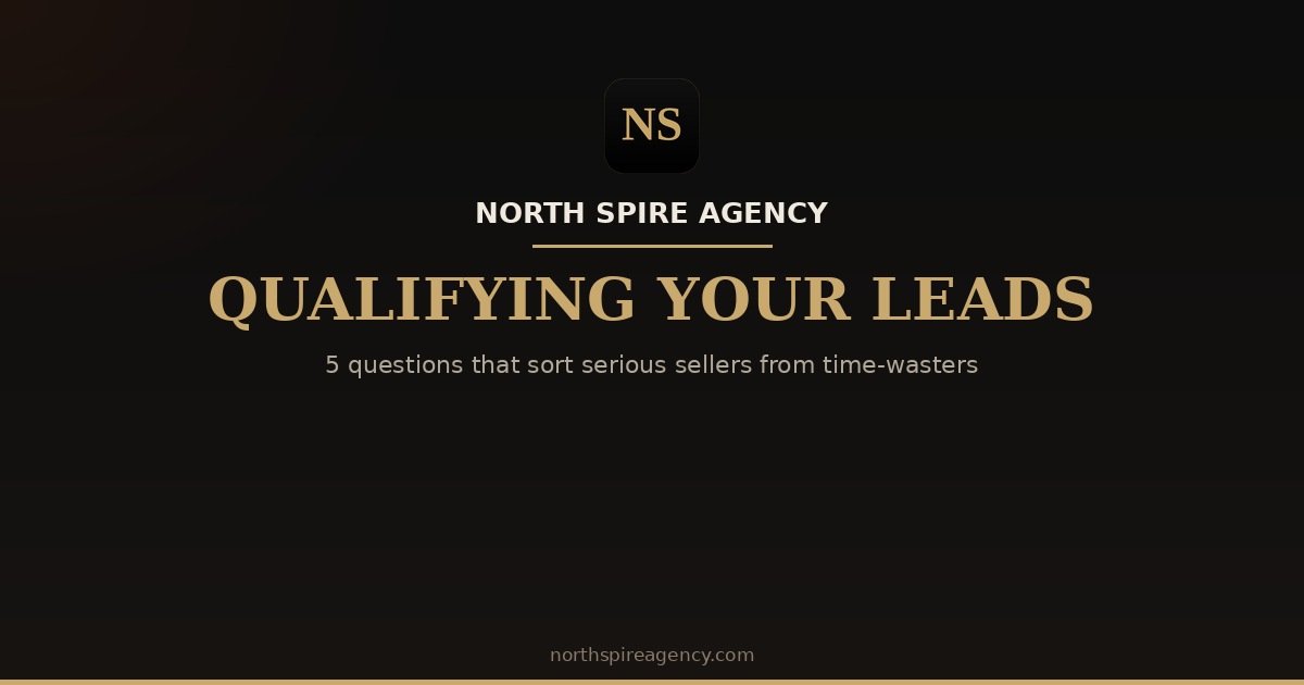 How to Qualify Real Estate Leads: 5 Questions That Separate Serious Sellers from Time-Wasters