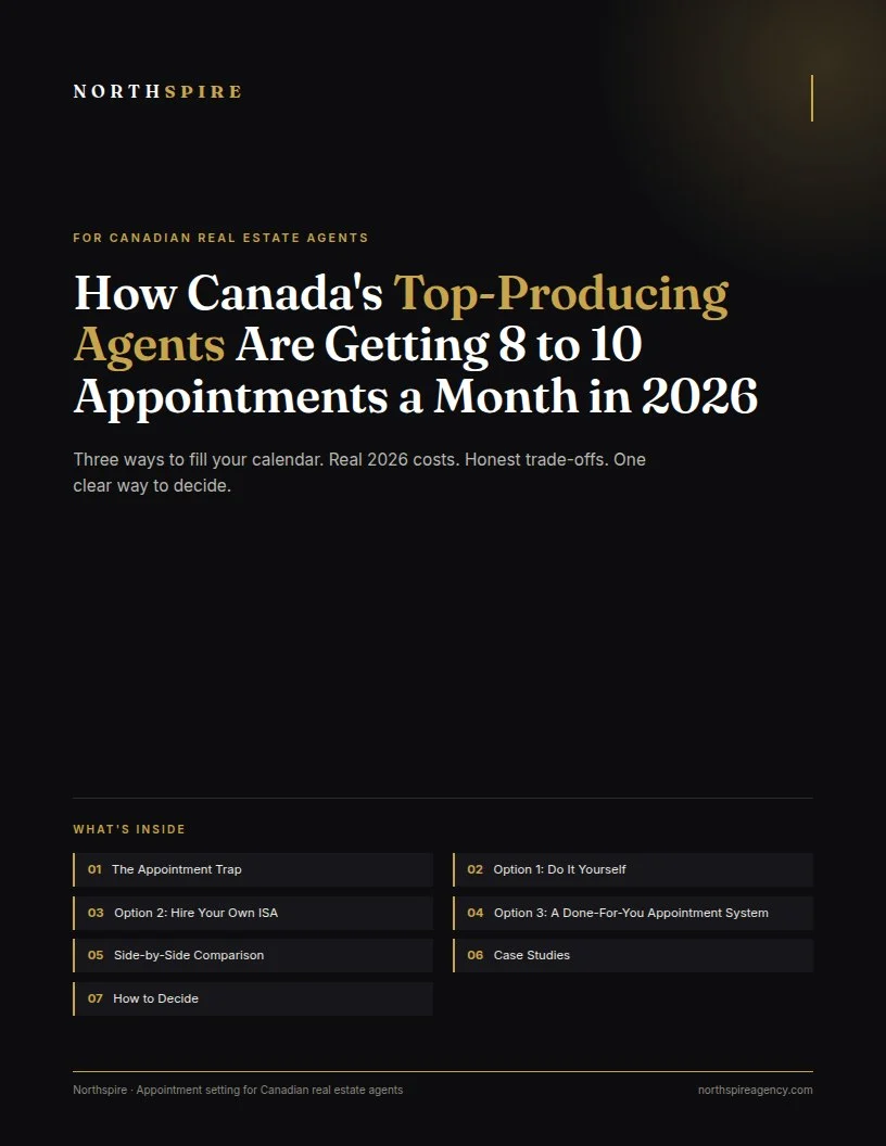 Cover of the free guide How Canada's Top-Producing Agents Are Getting 8 to 10 Appointments a Month in 2026